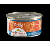 Almo Nature Cat Daily Pesce dell'Oceano Senza Grano 85gx24