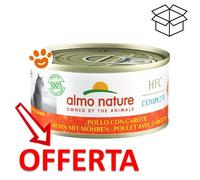 Almo Nature HFC Complete 6 x 70 g Alimento umido per gatto - Pollo con Carote