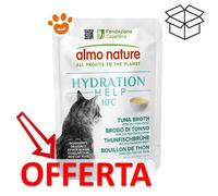 Almo Nature Cat HFC Hydration Help Brodo di Tonno con Filetti di Tonno - Almo Nature Cat HFC Hydration Help Brodo di Tonno con Filetti di Tonno - Bustina Da 50 Gr - CONFEZIONE RISPARMIO