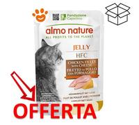 Almo Nature HFC bustine 55gr: Pollo e Formaggio