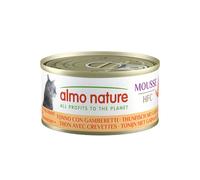Almo nature cat hfc mousse tonno e gamberetti 70gr