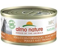 Almo Nature HFC Natural Cat Pollo con Formaggio 70 g Alimento Umido per Gatti Adulti