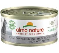 Almo Nature Cat HFC Natural Tonno con Acciughine Megapack - Almo Nature Cat HFC Natural Tonno con Acciughine Megapack - Lattina da 150 Gr - CONFEZIONE RISPARMIO