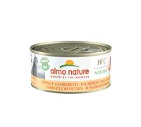 ALMO NATURE CAT HFC NATURAL TONNO & GAMBERETTI 150 GR.
