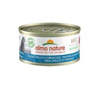 ALMO NATURE CAT HFC NATURAL TONNO, POLLO & FORMAGGIO 70 GR.