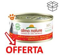 Almo Nature Adulto Naurale Pollo & Gamberi 24 X 70g (27,32 €/ KG)