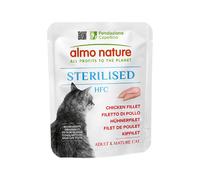 Almo Nature HFC Sterilised6 x 50 g Umido per gatti - Filetto di pollo