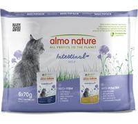 ALMO NATURE Cat Holistic Digestive Help Busta Multipack 6x70G PESCE E POLLO