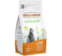 Almo Nature Anti Hairball, Crocchette per Gatti Adulti con Pollo Fresco - Sacco da 400 g