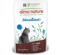 Almo Nature Functional Sterilised umido per gatto - 6 x 70 g Manzo