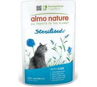 Almo Nature Holistic Sterilised Alimento umido per gatto - 6 x 70 g Merluzzo