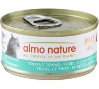 ALMO NATURE Cat in Jelly Lattina Multipack 6x70G TROTA E TONNO