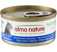 ALMO NATURE Cat Lattina Multipack 6x70G TONNO CON VONGOLE