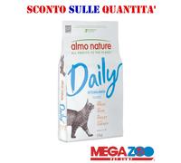 ALMO NATURE Crocchette al Pollo Daily Cat PER GATTO STERILIZZATO 12KG