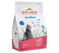Almo Nature Adult Sterilised Salmone e Riso 2 kg - Croccantini per gatti - 1° ORDINE? scegli lo sconto BZR5 / BZR20 + 200 punti fedeltà