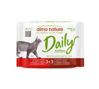 Almo Nature Daily 6 x 70 g umido per gatto - Mix 3: Pollo e Manzo, Anatra e Pollo