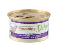 Almo Nature Daily - Cibo Umido per Gatti Adulti - Mousse - Coniglio - 85 g, Conf