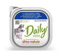 almo nature Daily con Pesce Bianco & Riso Ricetta Senza Glutine Cibo Umido per