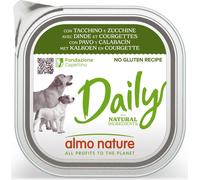 ALMO NATURE Daily Dog Vaschetta Multipack 9x300G TACCHINO E ZUCCHINE
