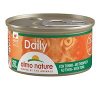 Almo Nature Daily Grain Free Menù Cat 85 gr - Mousse con Tonno - Confezione da 24 pezzi - Cibo umido per gatti - 1° ORDINE? scegli lo sconto BZR5 / BZR20 + 200 punti fedeltà