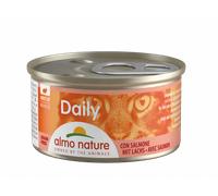Almo Nature Daily Grain Free Menù Cat 85 gr Salmone - confezione da 24 pezzi - Cibo umido per gatti - 1° ORDINE? scegli lo sconto BZR5 / BZR20 + 200 punti fedeltà