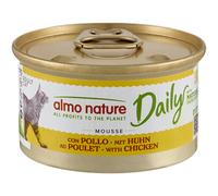 Almo Nature Daily Ingredienti naturali Grain Free Menù Cat 85 gr Pollo - confezione da 24 pezzi - Cibo umido per gatti - 1° ORDINE? scegli lo sconto BZR5 / BZR20 + 200 punti fedeltà