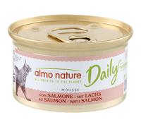 Almo Nature Daily Ingredienti naturali Grain Free Menù Cat 85 gr Salmone - confezione da 24 pezzi - Cibo umido per gatti - 1° ORDINE? scegli lo sconto BZR5 / BZR20 + 200 punti fedeltà