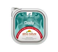 1 x 300 g Almo Nature Daily Alimento Cibo Umido Patè per Cani Adulti Ricetta Senza Glutine con Manzo e Patate in Vaschetta