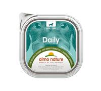 1 x 300 g Almo Nature Daily Alimento Cibo Umido Patè per Cani Adulti Ricetta Senza Glutine con Tacchino e Zucchine in Vaschetta