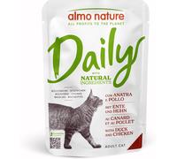 Almo Nature Daily umido per gatto – Anatra e Pollo – 6 x 70 g