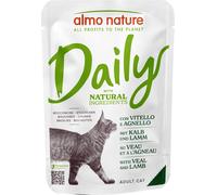 Almo Nature Daily 6 x 70 g umido per gatto - Vitello e Agnello