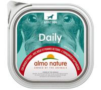 1 x 300 g Almo Nature Daily Alimento Cibo Umido Patè per Cani Adulti Ricetta Senza Glutine con Manzo e Patate in Vaschetta