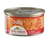 Almo Nature Daily Menu 6 x 85 g - Dadini con manzo