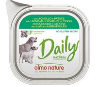 Almo Nature Daily Nutrition Menù Dog 300 gr Agnello e Patate - confezione da 9 pezzi - Cibo umido per cani - 1° ORDINE? scegli lo sconto BZR5 / BZR20 + 200 punti fedeltà