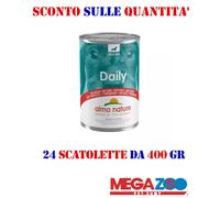 Almo Nature Daily Menù 400 gr Manzo - Cibo umido per cani - 1° ORDINE? scegli lo sconto BZR5 / BZR20 + 200 punti fedeltà