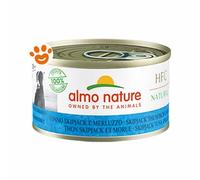 Almo Nature Dog HFC Natural Tonno Skipjack e Merluzzo - Lattina Da 95 Gr - CONFEZIONE RISPARMIO