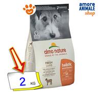 Almo Nature Dog Holistic Mantenimento Adult Extra Small/Small Agnello Cani 2 Kg