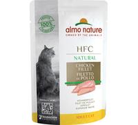 almo nature HFC Natural, Alimento Umido per Gatti - Filetto di Pollo - Confezione da 1.32 kg (24 x 55 g)