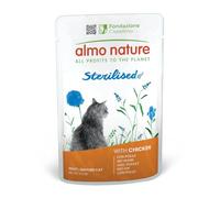 Almo Nature Functional - Sterilised - Alimento Umido per Gatti Adulti e Maturi, Sterilizzati o Poco Attivi - con Pollo - Basso Contenuto di Grassi, Idratante - 70g (Confezione da 30)
