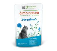 Almo Nature Holistic Sterilised Alimento umido per gatto - 6 x 70 g Merluzzo