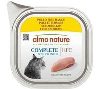 85 g Almo Nature HFC Complete Sterilised Alimento Cibo Umido Patè per Gatti Adulti Sterilizzati con Pollo Free Range Gluten e Grain Free Senza Cereali