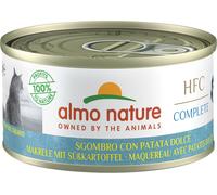 Almo Nature HFC Complete 6 x 70 g Alimento umido per gatto - Sgombro con Patate dolci