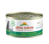 Almo Nature HFC Complete 6 x 70 g Alimento umido per gatto - Pollo con Fagiolini