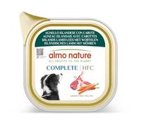 almo nature HFC Complete - Alimento Umido per Cani Adulti - Agnello Islandese con Carote - qualità Human Grade, Senza Glutine, Monoproteico - 85g, Confezione da 17