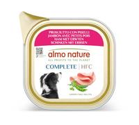 almo nature HFC Complete - Alimento Umido per Cani Adulti - Prosciutto con Piselli - qualità Human Grade, Senza Glutine, Monoproteico - 85g, Confezione da 17