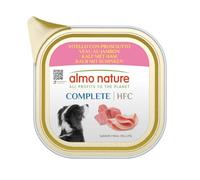 Almo Nature HFC Complete - Alimento Umido per Cani Adulti - Vitello con Prosciutto - Qualità Human Grade, Senza Glutine - 150g, Confezione da 11