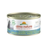 Almo Nature HFC Complete, Alimento Umido per Gatti Adulti - Sgombro con Patata Dolce - 70g (Confezione da 24)