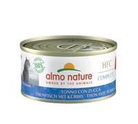 Almo Nature HFC Complete, Alimento Umido per Gatti Adulti - Tonno con Zucca, Senza Glutine- 70g, Confezione da 24