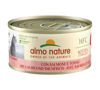 Almo Nature HFC Complete Kitten 6 x 70 g Alimento umido per gatto - Salmone con Tonno