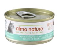 Almo Nature HFC Jelly - Alimento Umido per Gatti Adulti - Trota e Tonno - Human-Grade - 70g (Confezione da 24)